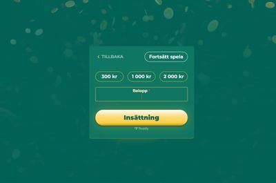 login och insättning hos Klirr casino