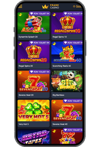 Frank Casino på mobilen