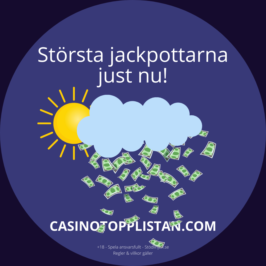 Största jackpottarna just nu