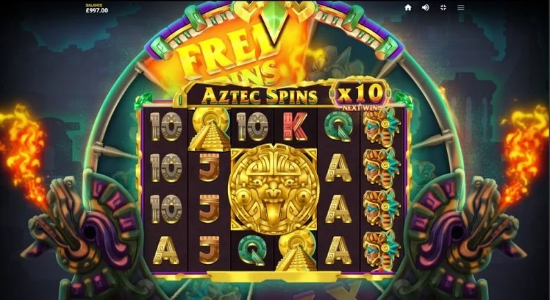 Aztec Spins spelautomat lyckohjul
