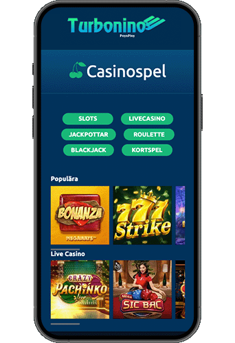 Turbonino Casino på mobilen