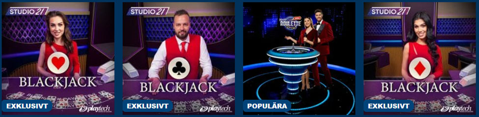 Live casino på Turbonino.