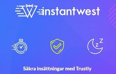 InstantWest - tryggt och säkert med trustly