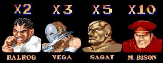 Street Fighter 2 multiplikatorer, alternativ 2