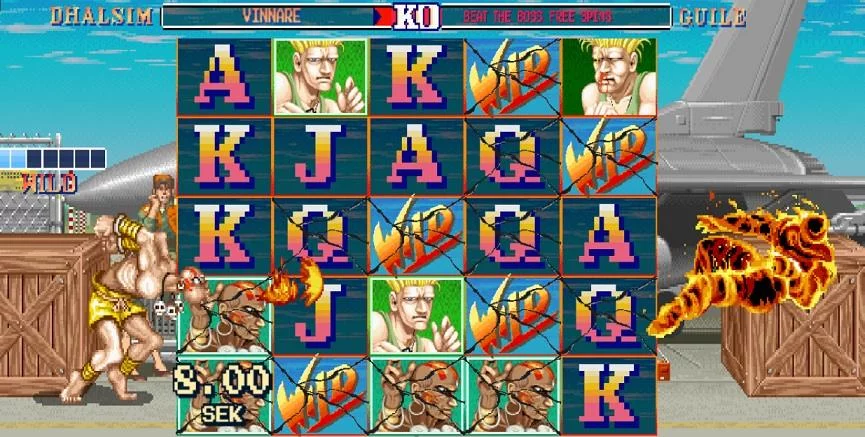 street fighter casino spelplan på dator