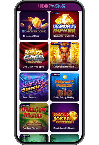 Lucky Vegas Casino på mobilen