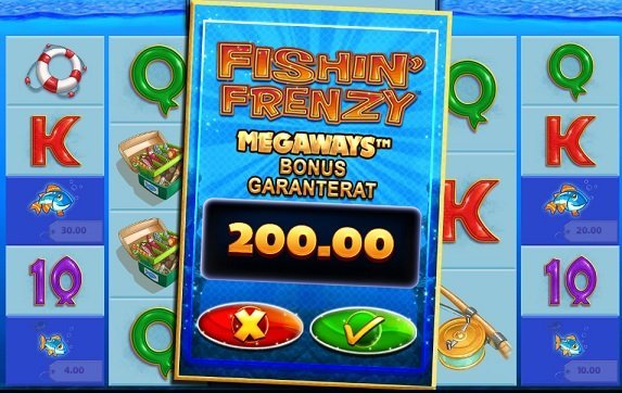fishin frenzy insatser