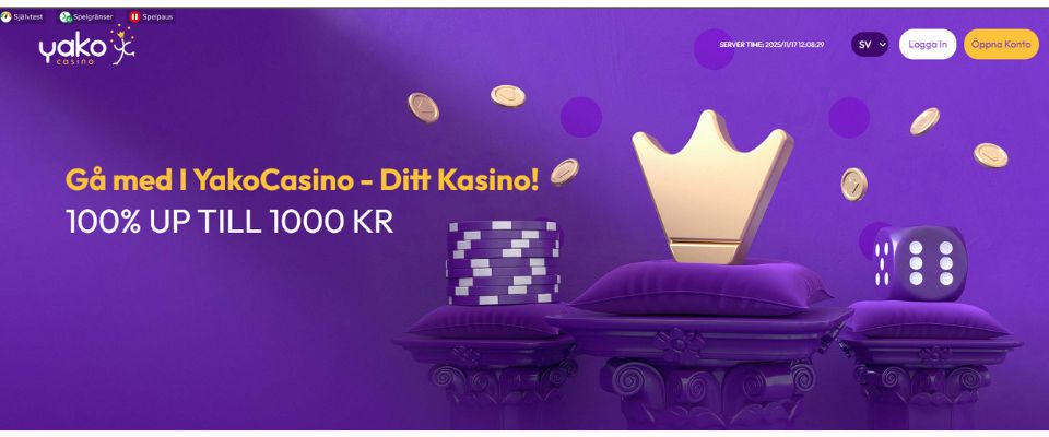 Yako casino bonus