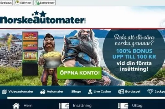 norskeautomater välkomstbonus