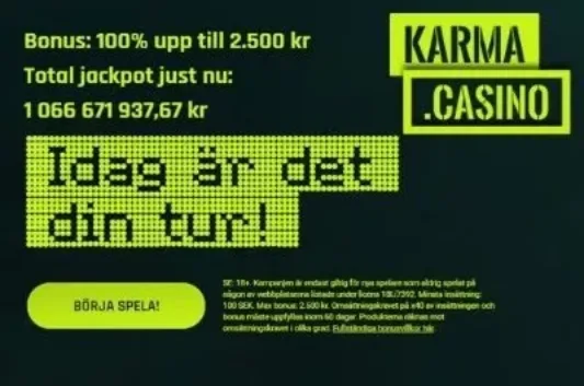 karma casino bonus