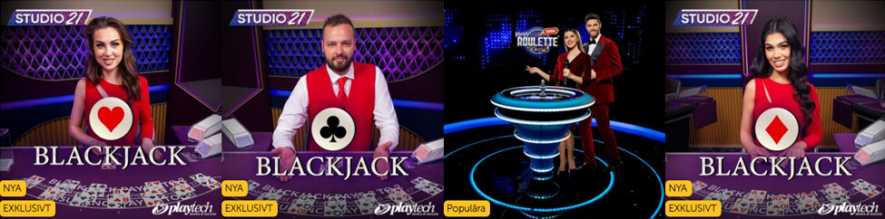 Live casino på Redkings.