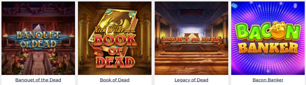 Spelautomater på Slingo.