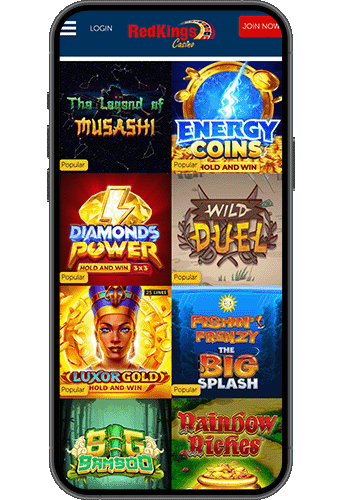 RedKings Casino på mobilen