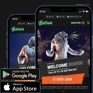 betinia mobil casino app