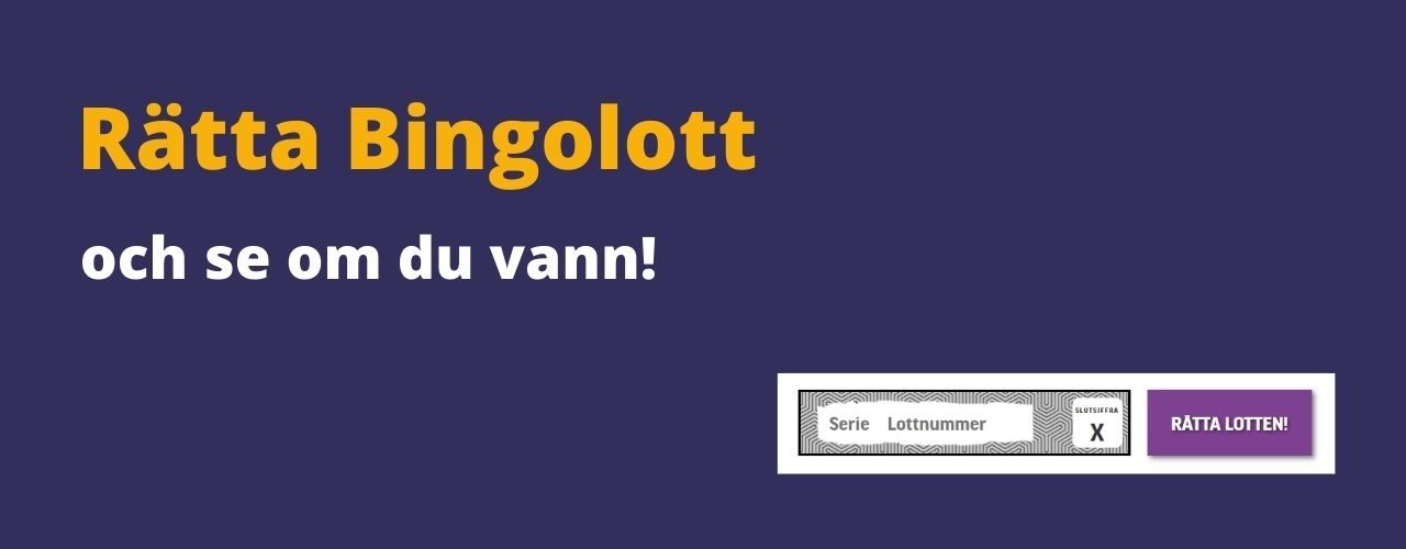 rätta bingolott