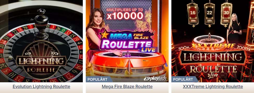 Live casino på Prime Casino.