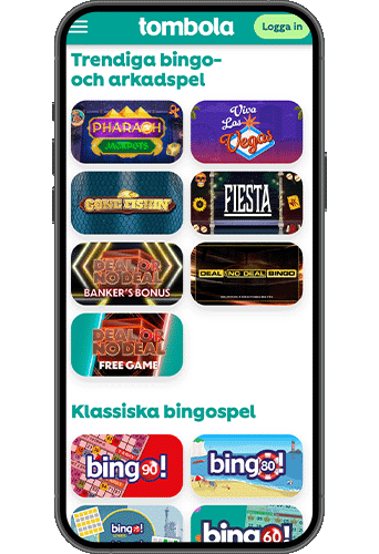 Tombola Casino på mobilen