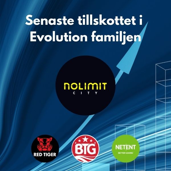 Evolution Gaming växer – köper upp NoLimit City Image