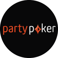 Party poker casino logga rund