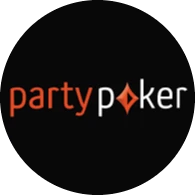 Party poker casino logga rund