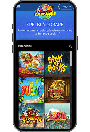 LuckyLouis Casino på mobilen