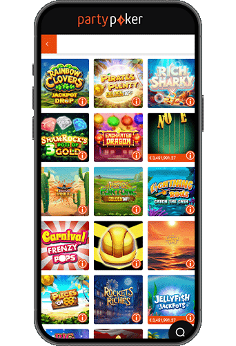 Partypoker Casino på mobilen