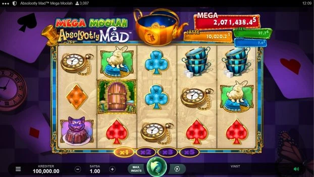 spelplan mega moolah mad casinospel