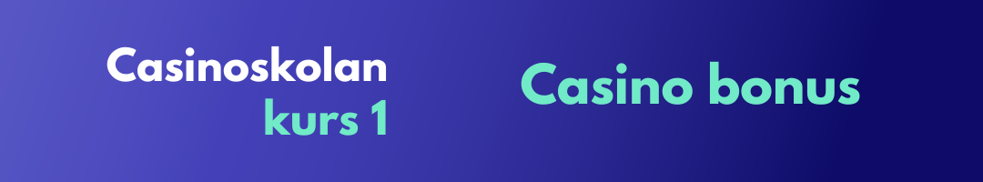 casinokola kurs om casino bonusar