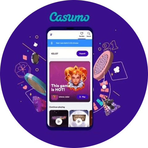 spela casumo casino mobil i app