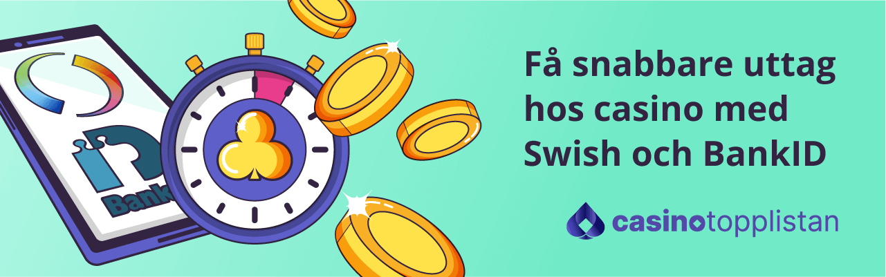 casino snabba uttag med swish och BankID
