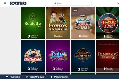 scatters live casino