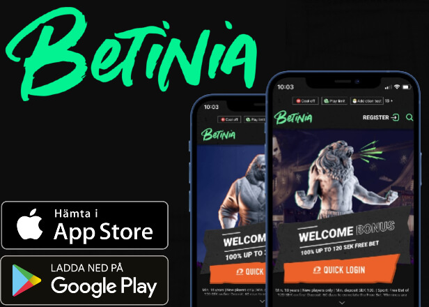 betinia casino app mobil