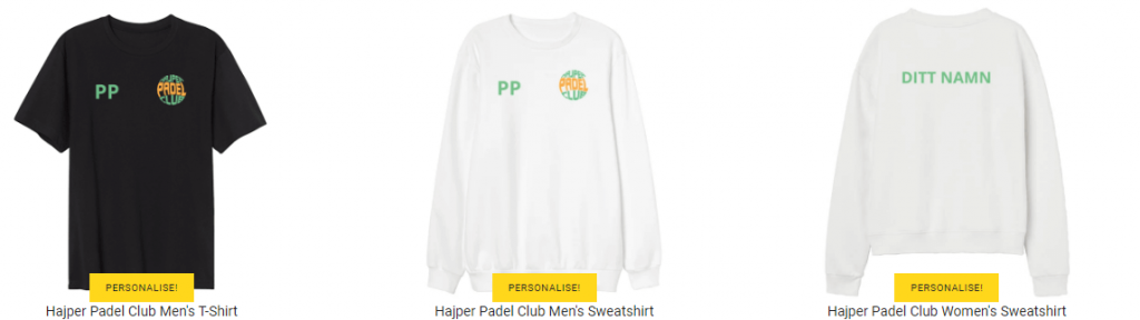 kläder Hajper casino webbshop