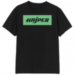 hajper casino logga svart tshirt merch