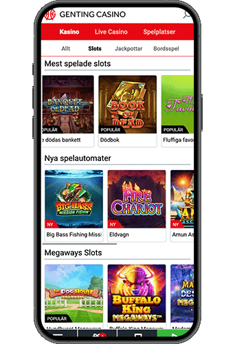 Genting Casino på mobilen