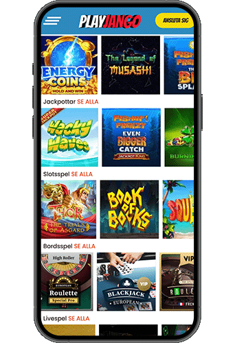 Playjango Casino på mobilen