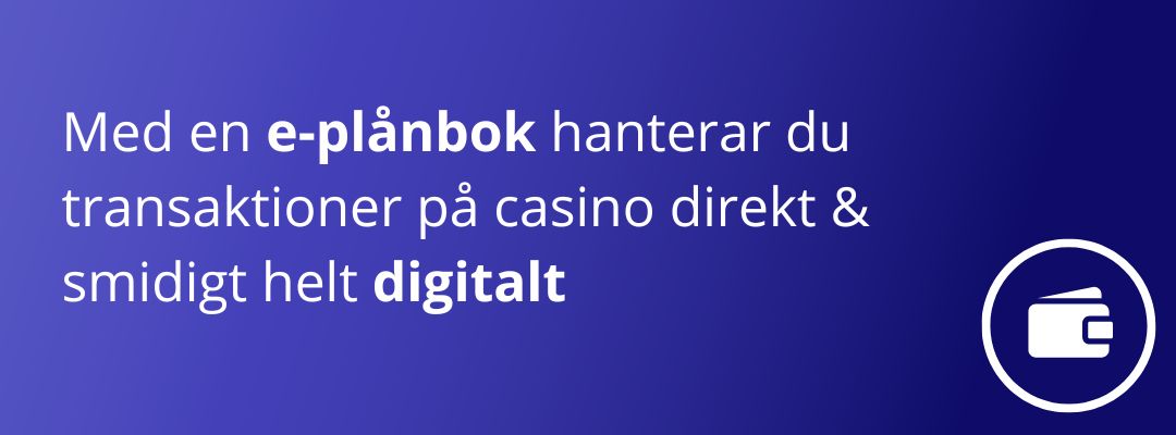 e-plånbok digital casino betalning