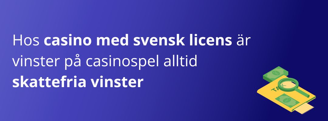 Svar på ska man skatta på casinon i Sverige?