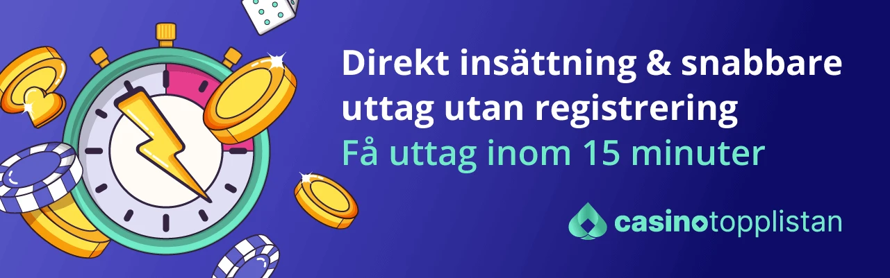 spela casino utan konto och få snabba uttag