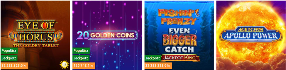 Spelautomater på KnightSlots Casino.