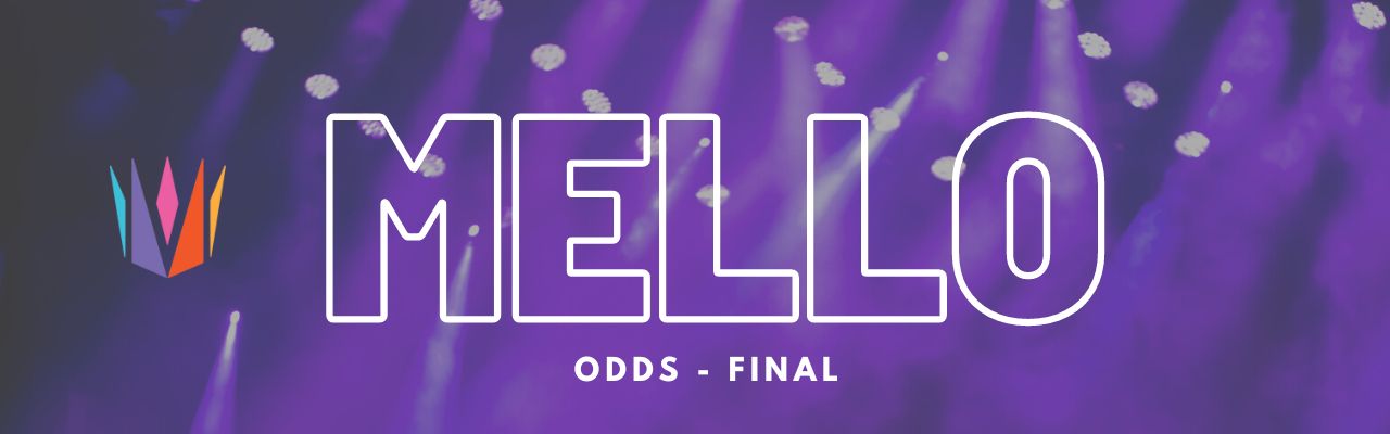 mello odds vem vinner melodifestivalen