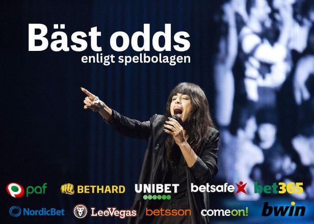 bästa odds Loreen vinner