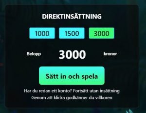insättning hos swift casino
