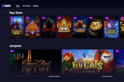 x3000 casino spelsida