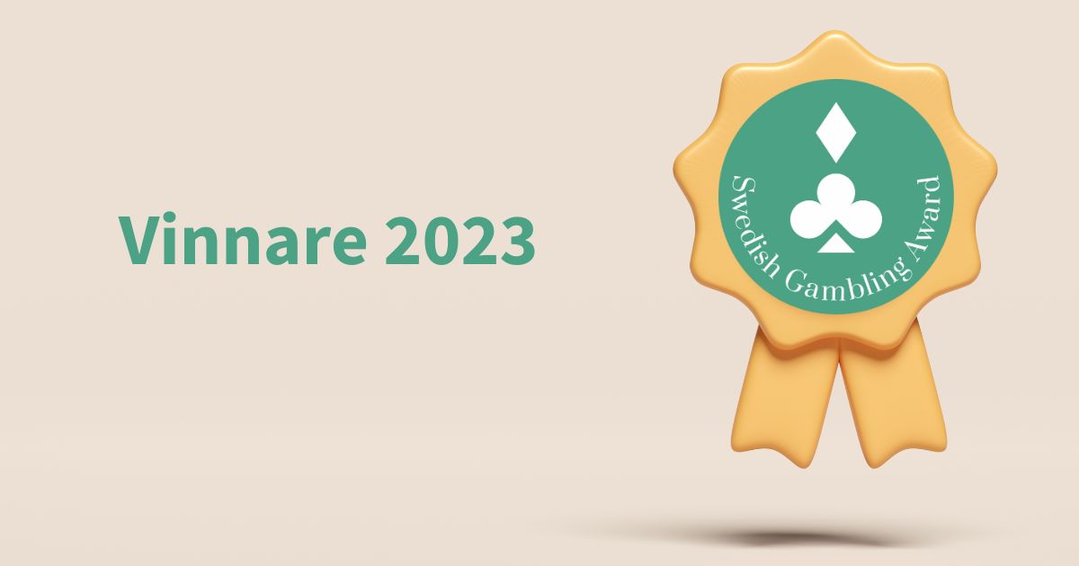 swedish gambling award vinnare