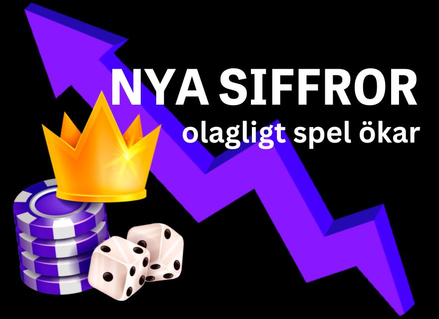 Statistik visar att olagligt spel ökar i Sverige