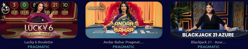 Live casino på Winlandia.