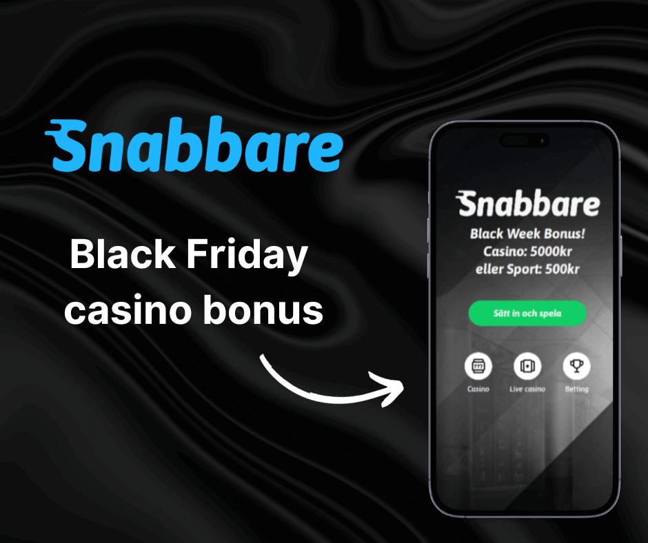 Snabbare casino black friday bonus