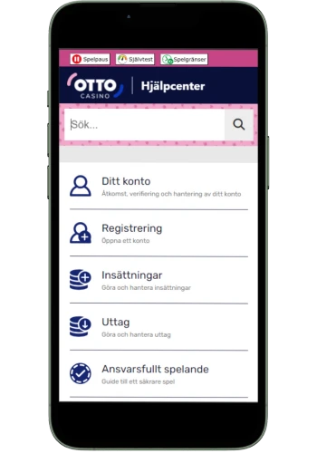 Kontakta Otto Casino support och få hjälp med uttag och inloggning samt allt som rör ditt spelkonto vid problem