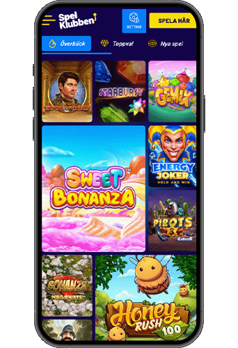 Spelklubben Casino på mobilen
